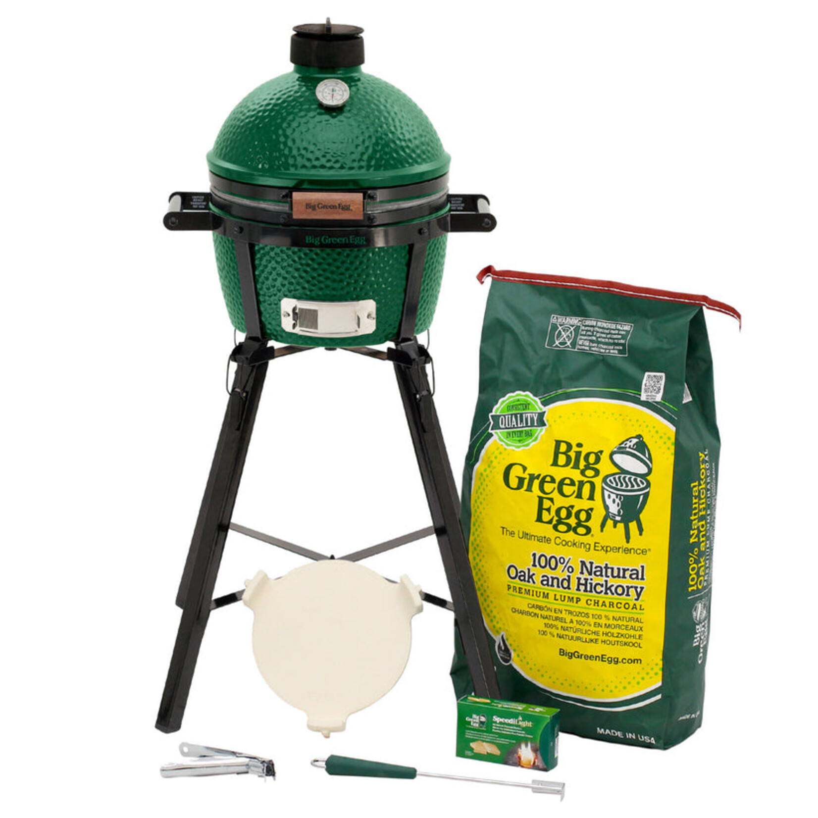 Big Green Egg BGE MiniMax Package w/ Portable Nest