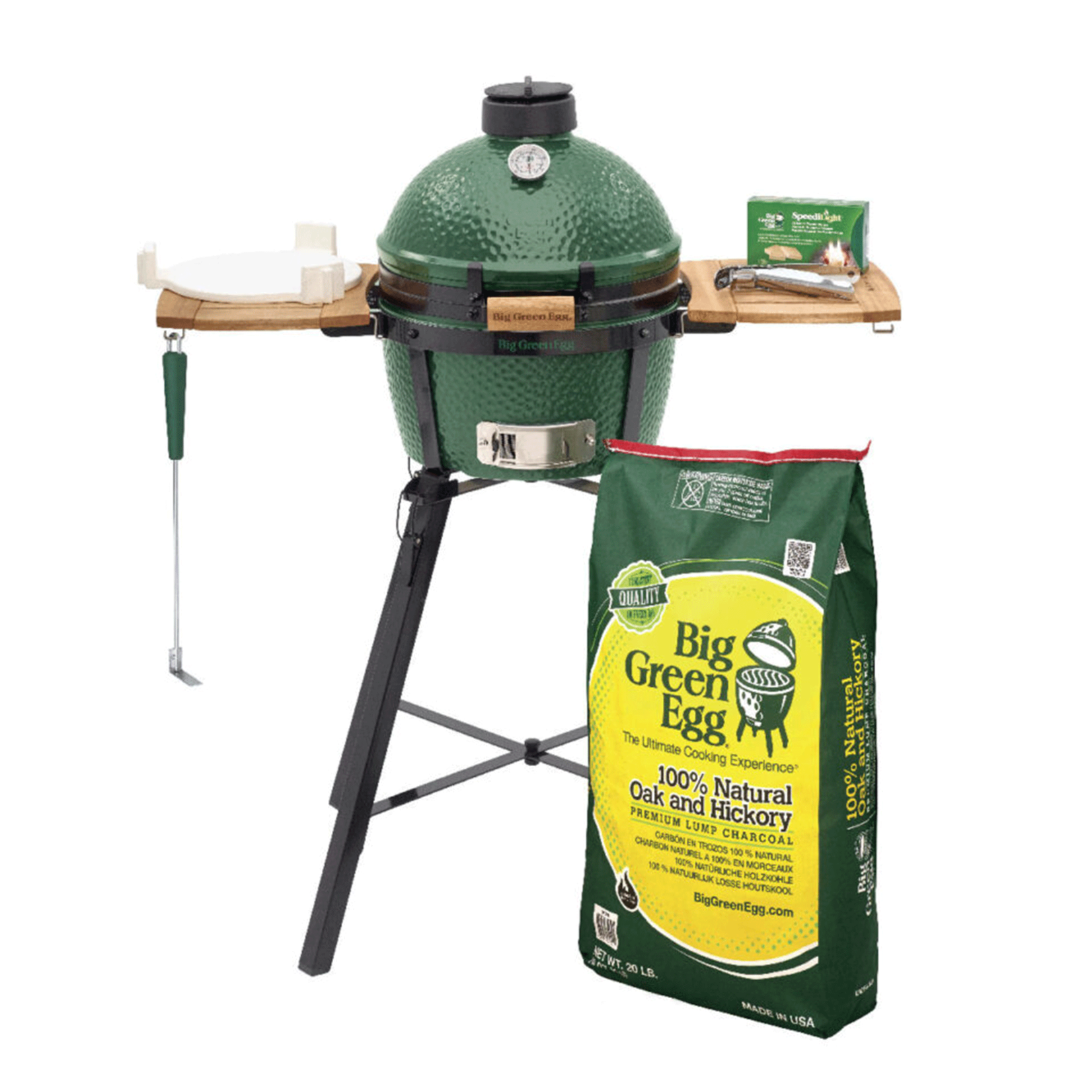 Big Green Egg BGE MiniMax Package w/Nest & Mates