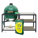 Big Green Egg BGE Modular Nest + Expansion Package, Distressed Acacia - XL
