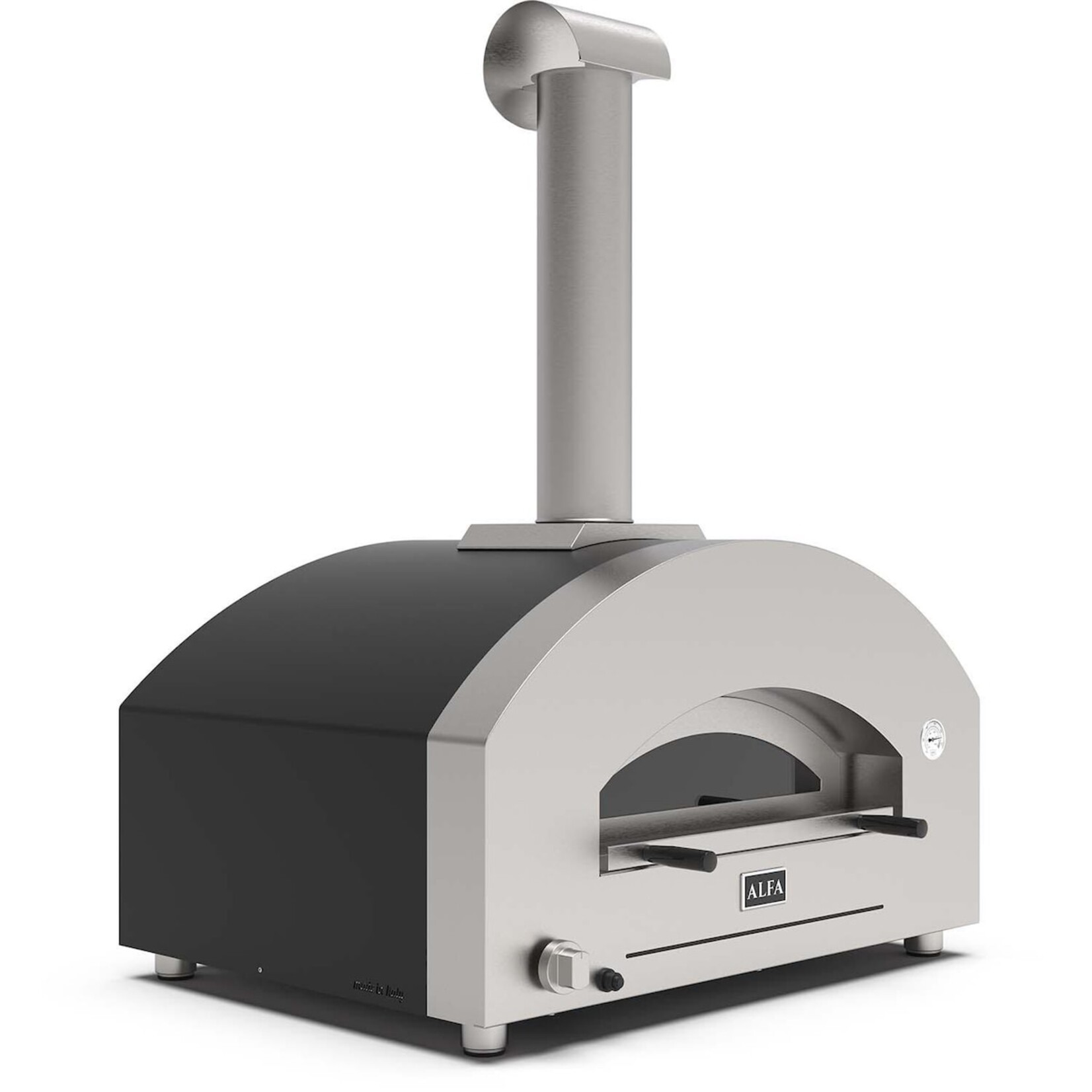 Alfa Alfa Futuro 4 Pizze Oven Gas (Top Only) LP -  Wrinkle Black