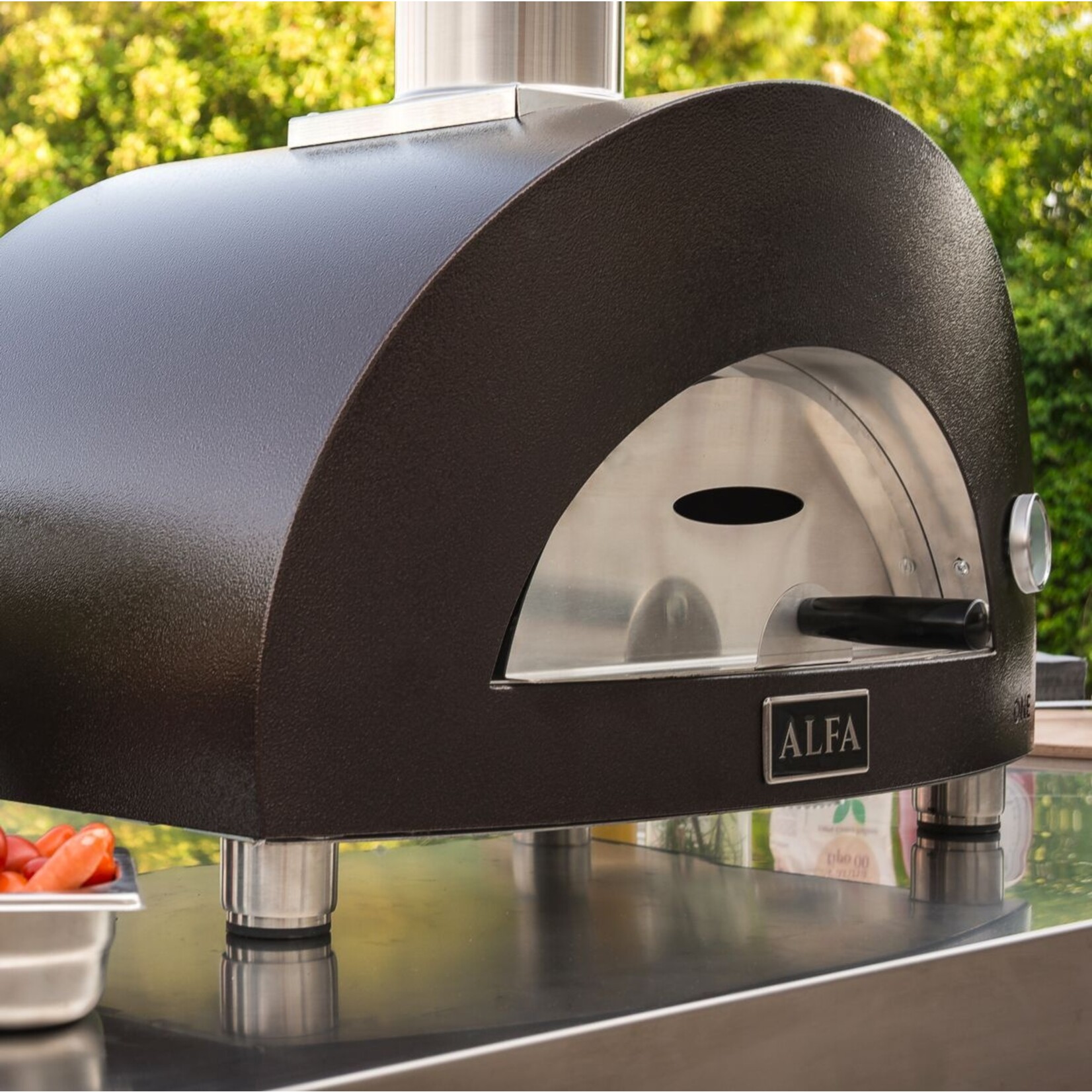 Alfa Alfa Moderno 1 Pizze Oven Gas (Top Only) LP - Copper