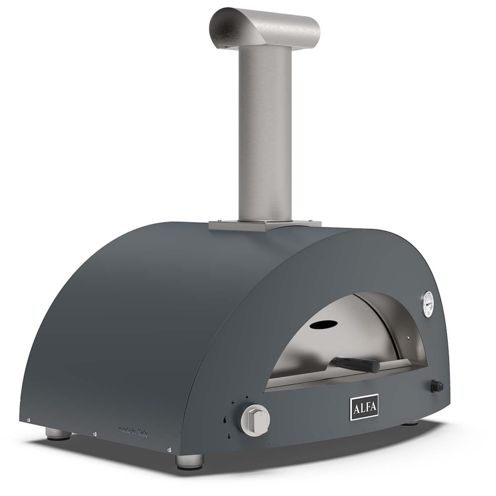 Alfa Alfa Moderno 2 Pizze Oven Gas (Top Only) LP - Anthracite Grey