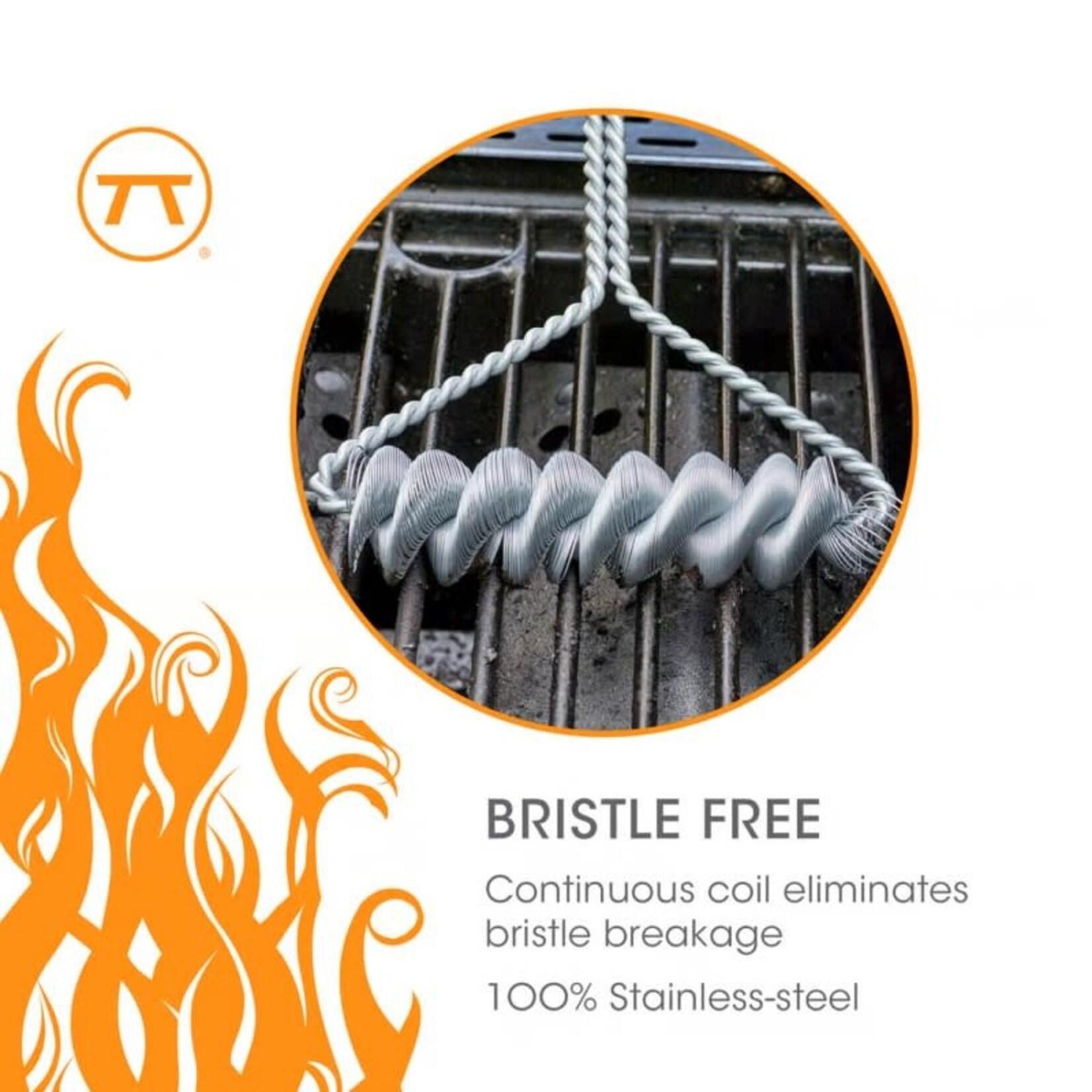 Outset Outset 21" Coil Grill Brush