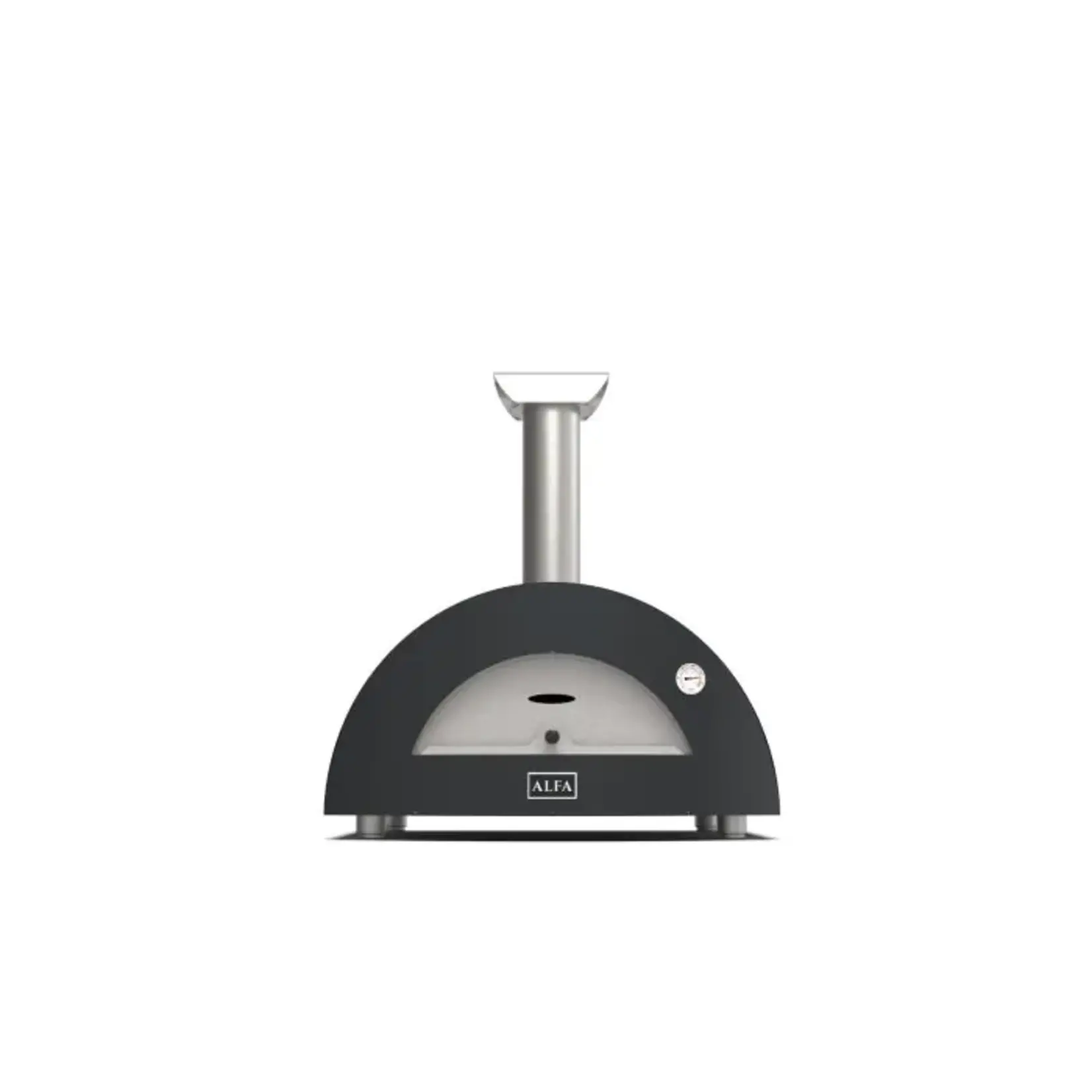 Alfa Alfa Moderno 2 Pizze Oven Wood (Top Only) - Anthracite Grey