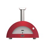 Alfa Alfa Moderno 3 Pizze Oven Wood (Top Only) - Antique Red