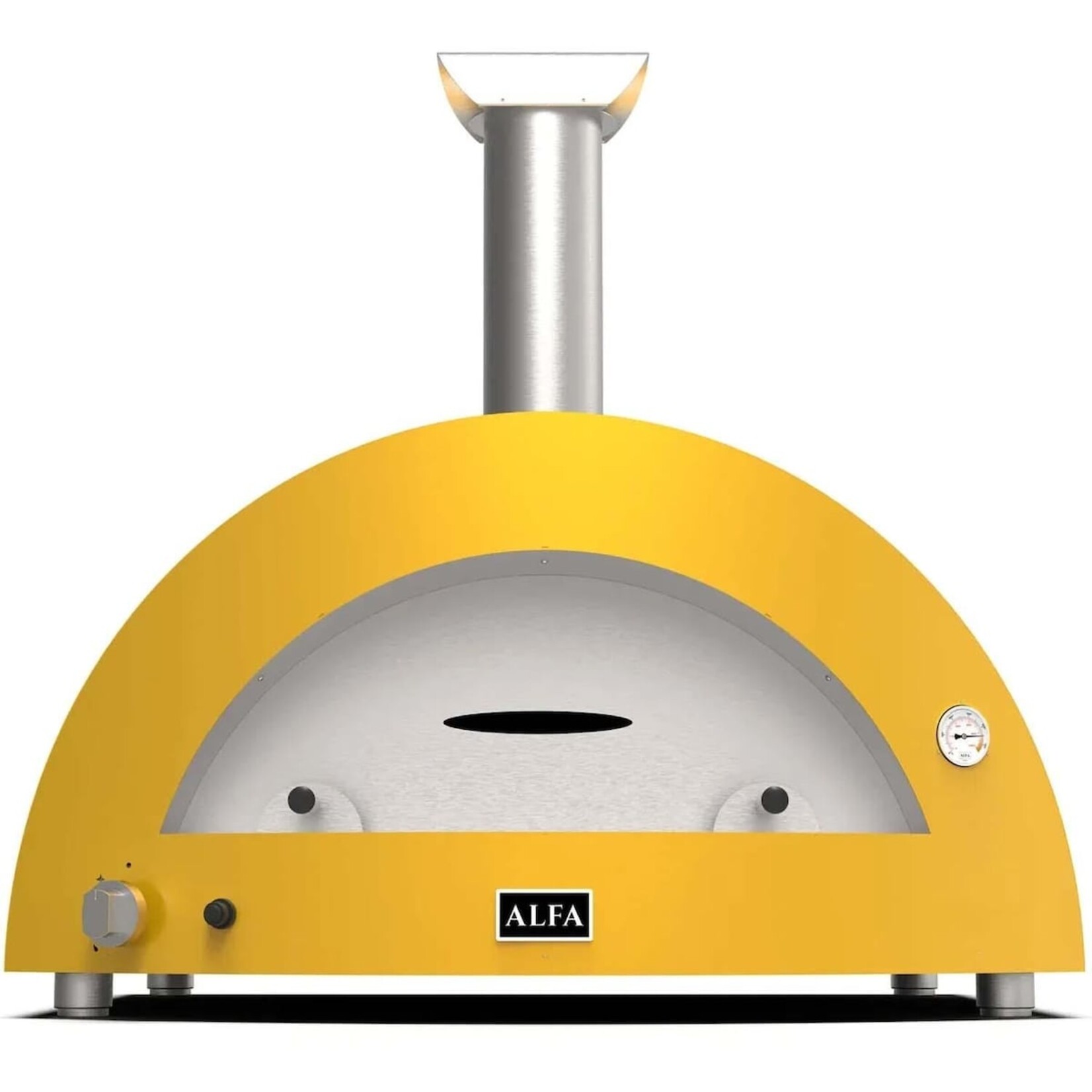 Alfa Alfa Moderno 5 Pizze Oven Gas (Top Only) NG - Imperial Yellow