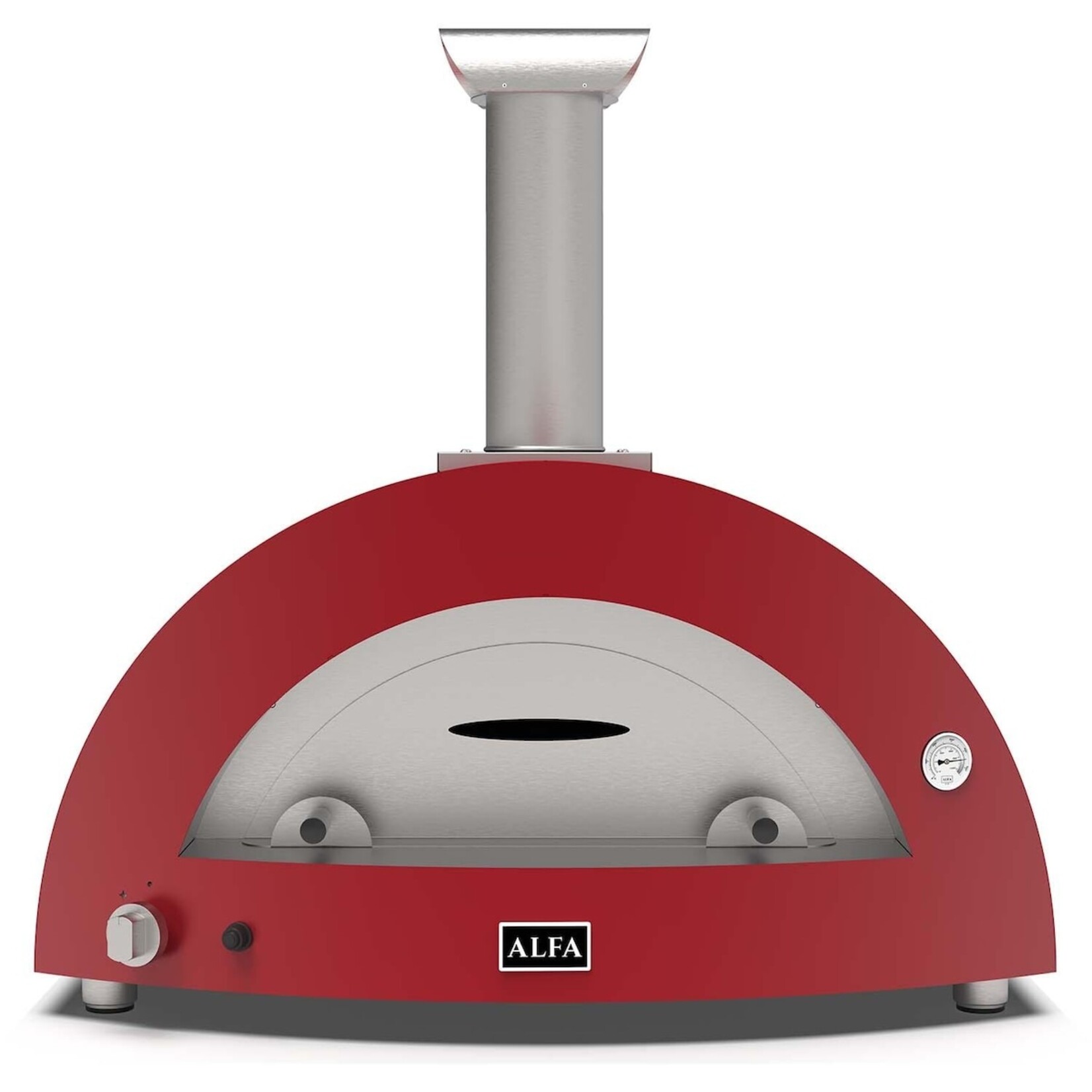 Alfa Alfa Moderno 5 Pizze Oven Gas (Top Only) NG - Ruby Red