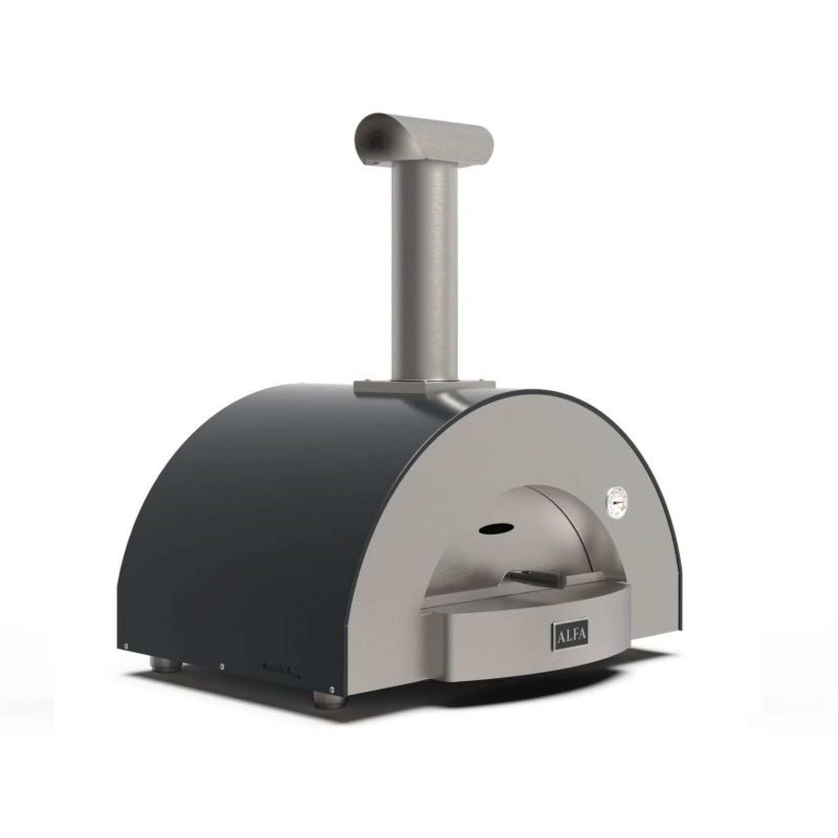 Alfa Alfa Classico 2 Pizze Oven Wood (Top Only) - Ardesia Grey