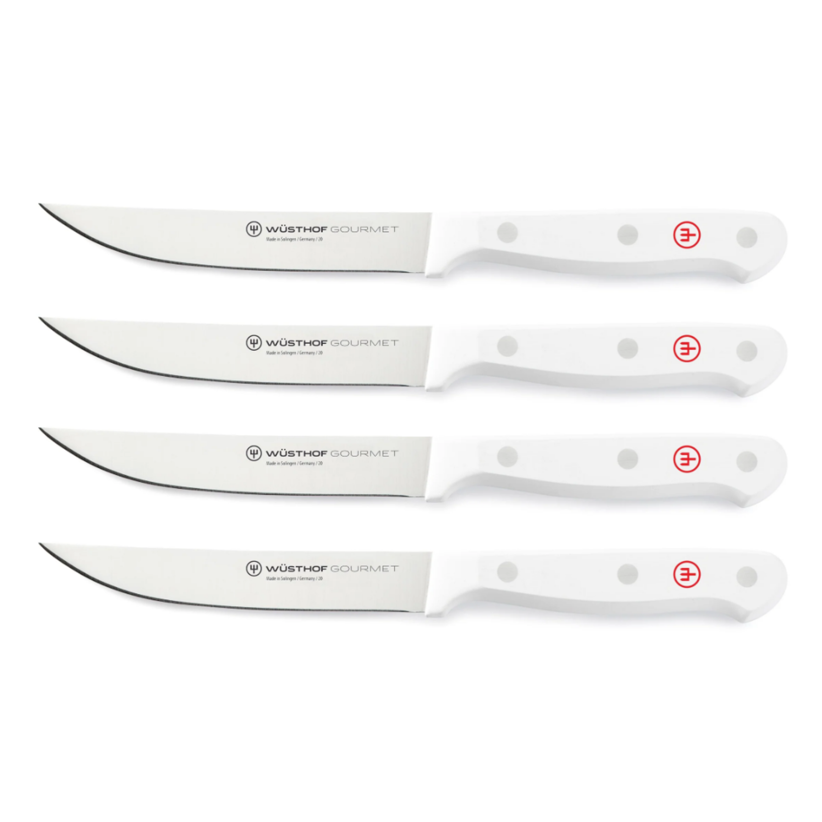 Wüsthof Wusthof Gourmet White Four Piece Steak Knife Set - White