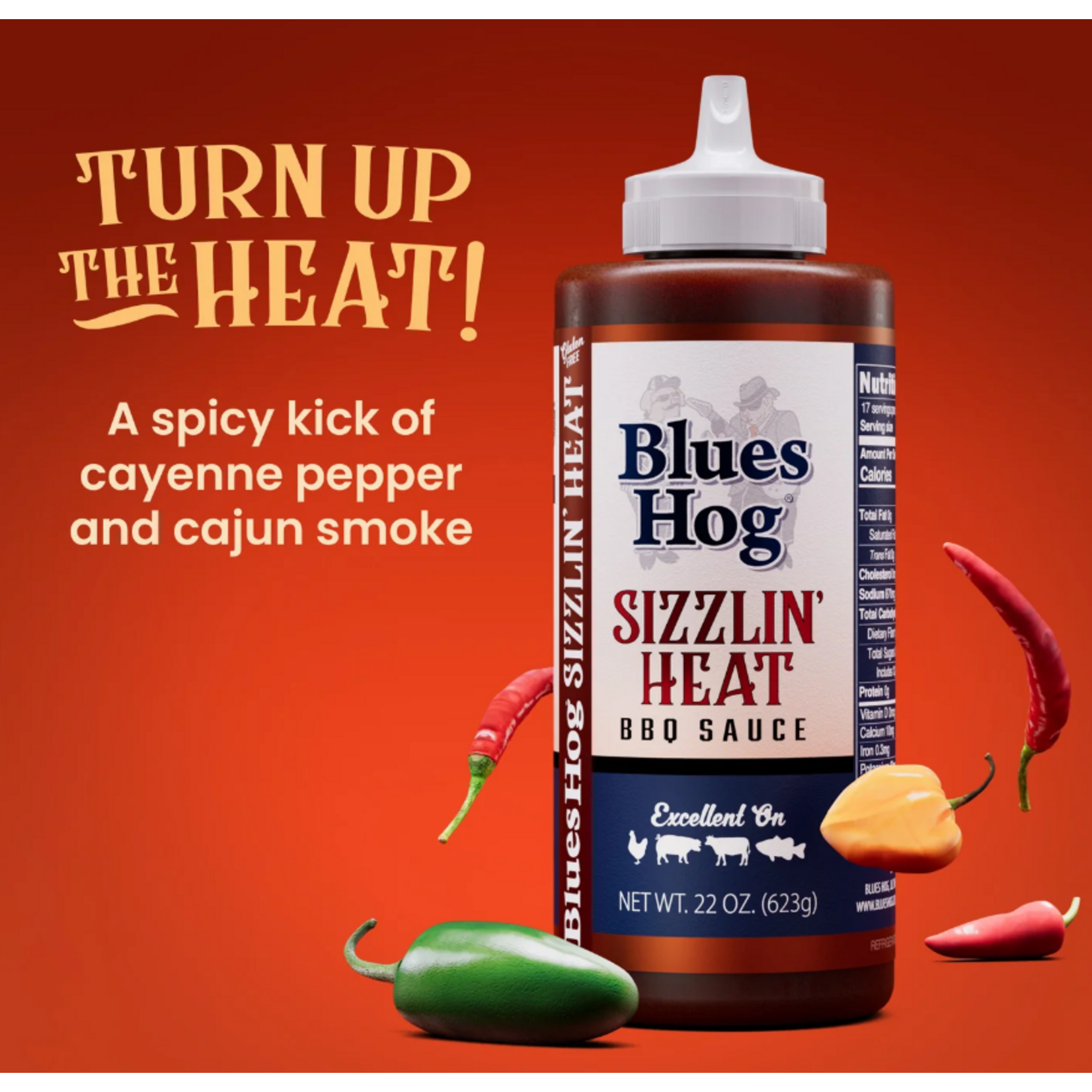 Blues Hog Blues Hog Sizzlin' Heat BBQ Sauce 22oz