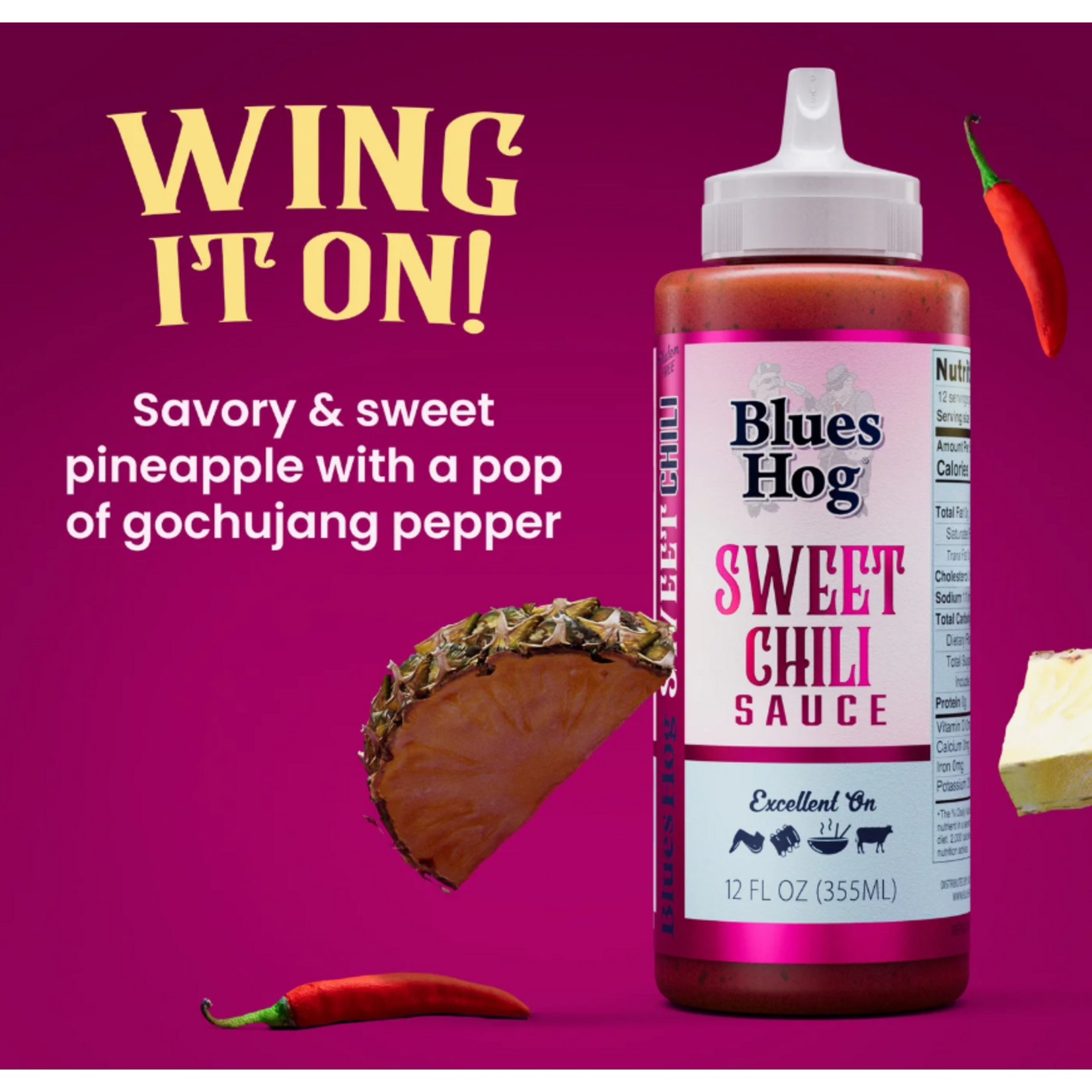 Blues Hog Blues Hog Sweet Chili Wing Sauce 12oz