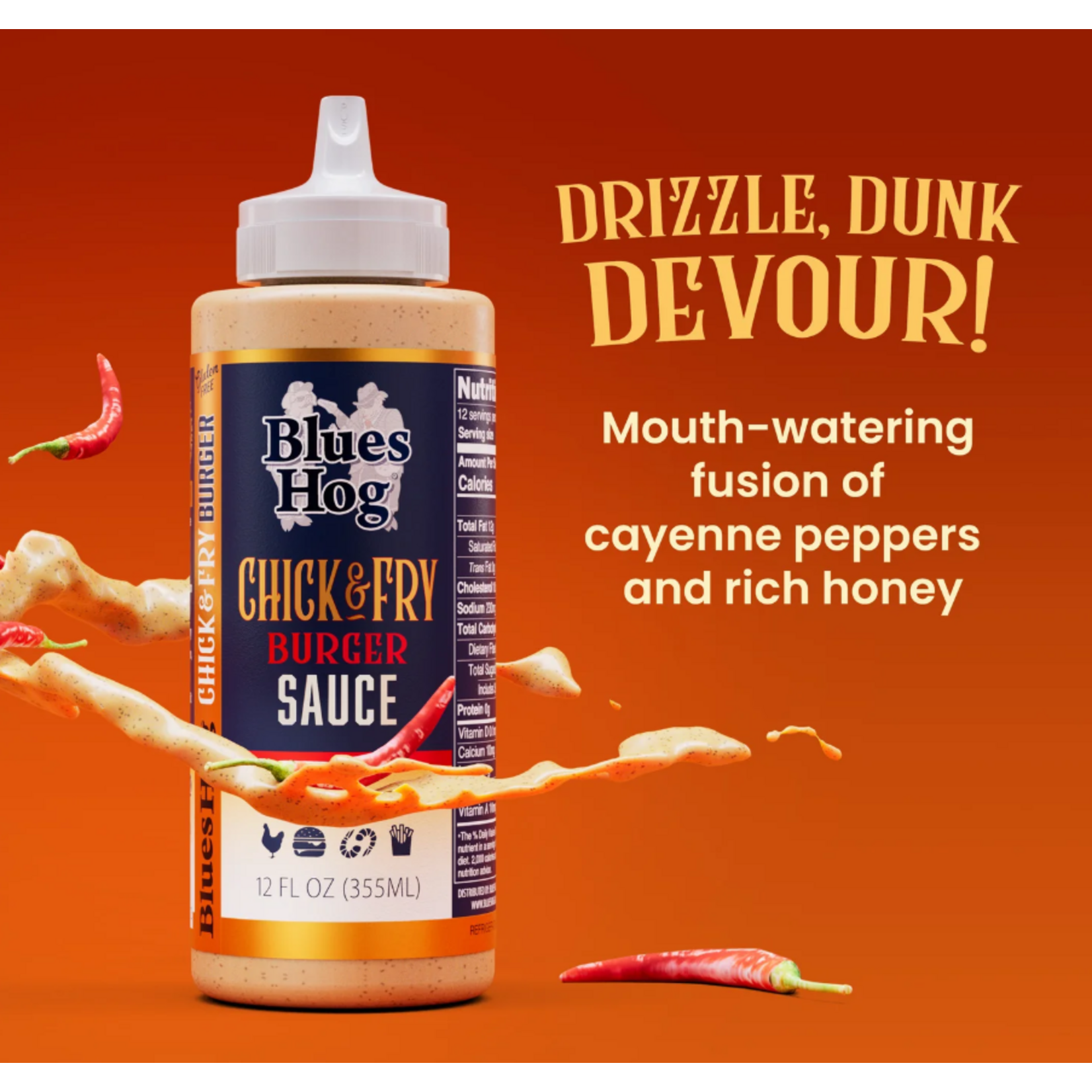 Blues Hog Blues Hog Chick & Fry Burger Sauce 12oz