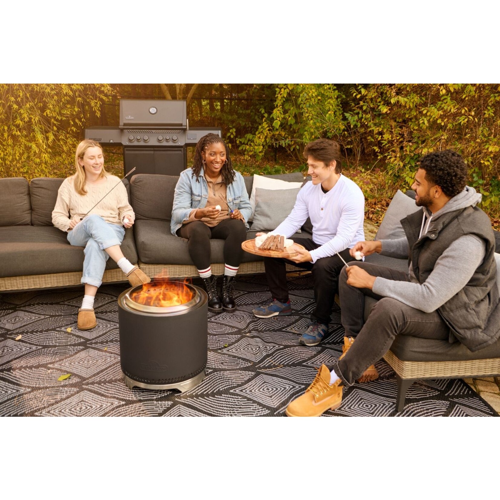 Napoleon Napoleon Timberwolf Smokeless Fire Pit - 18in Phantom Black