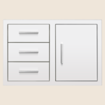 Summerset Summerset 33" 3 Drawer / Door Combo w/Hidden Hinge