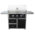 WildFire WildFire Ranch Pro Stainless Steel Freestanding Cart Package