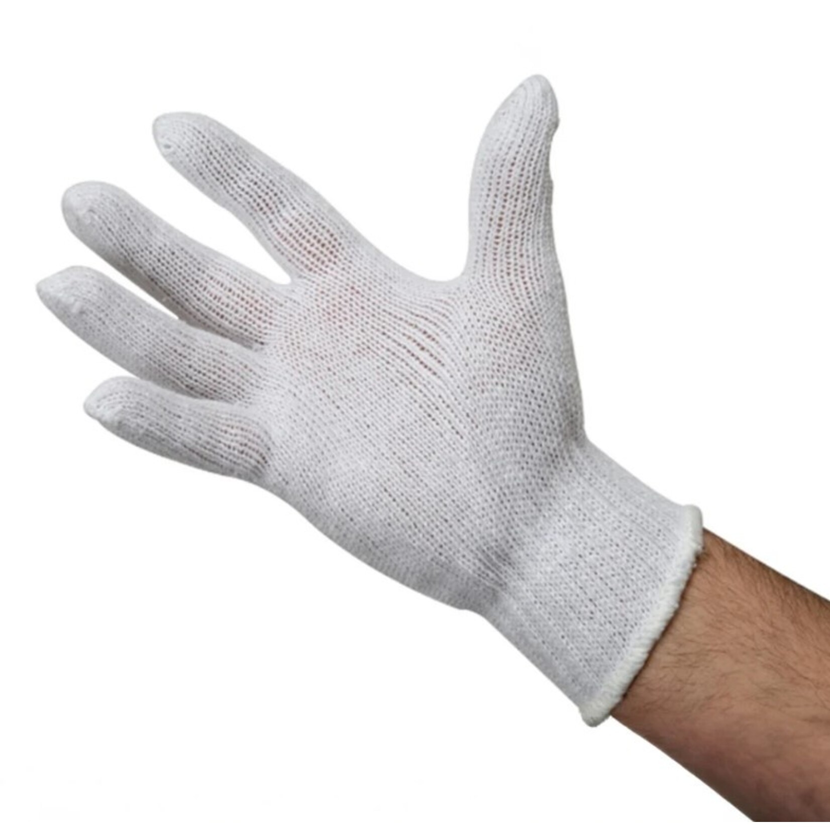 Hand Saver Knit Glove, 12 Pair, Large