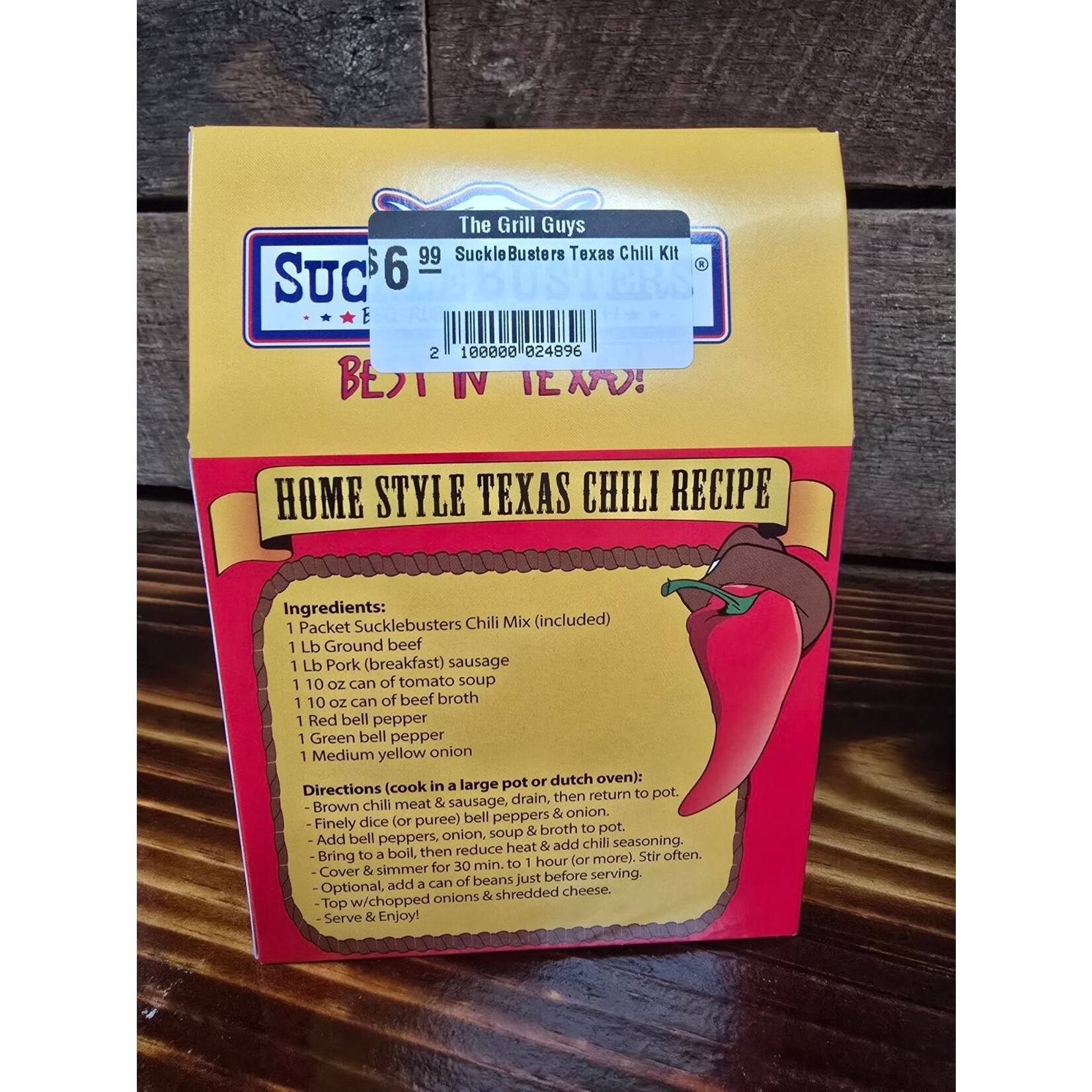 SuckleBusters SuckleBusters Texas Chili Kit