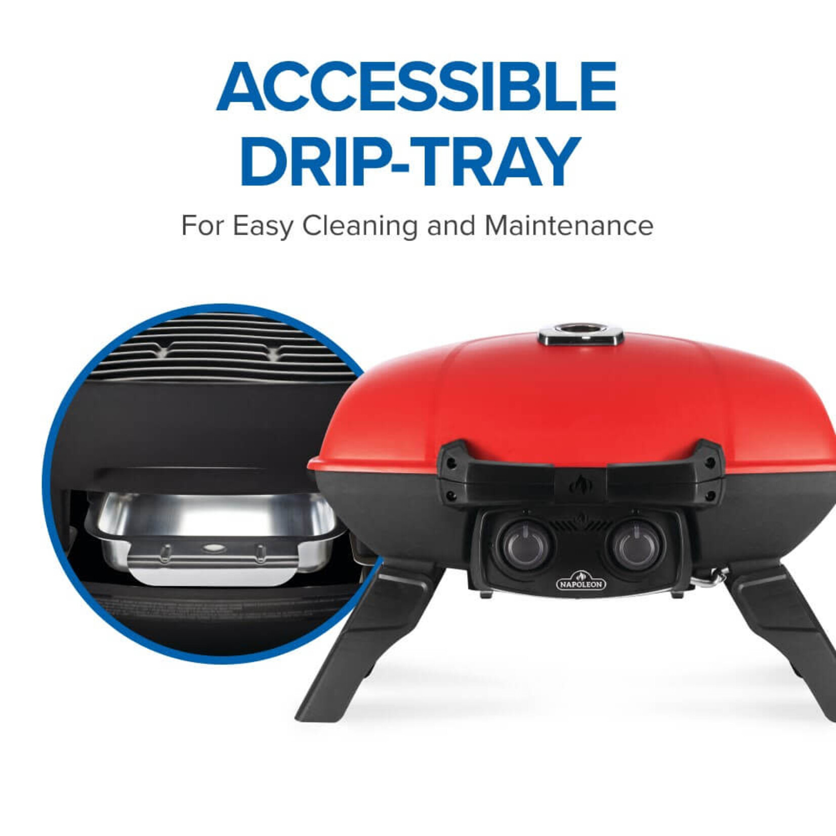 Napoleon Napoleon TravelQ 285 w/ Griddle (Red)