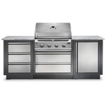 Napoleon Napoleon OASIS 100 Outdoor Kitchen, 500 Series 32" Grill Head - Stainless