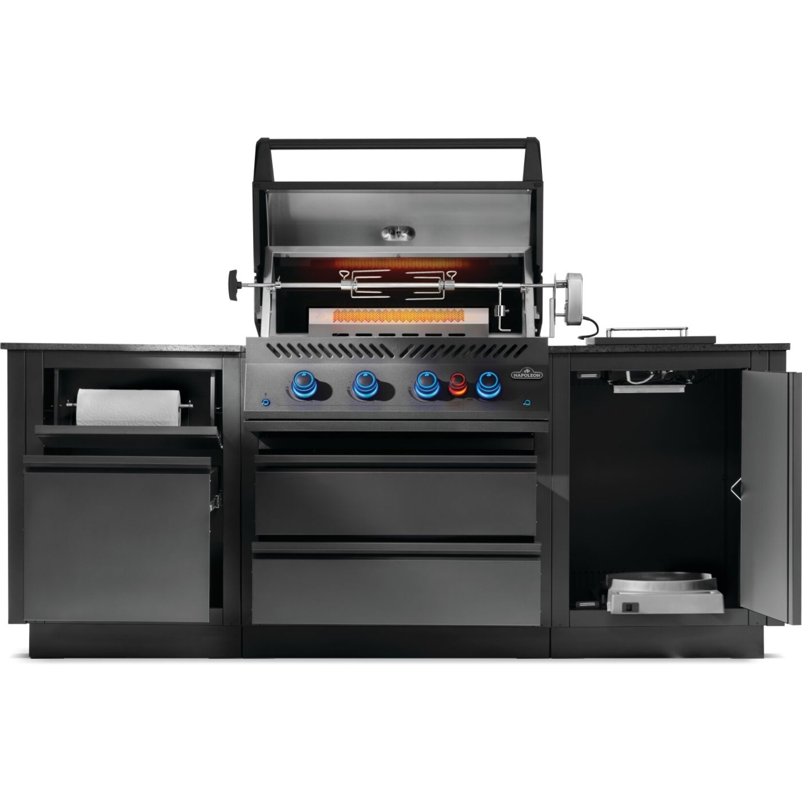Napoleon Napoleon OASIS 300 Outdoor Kitchen, 700 Series 32" Grill Head - Matte Black