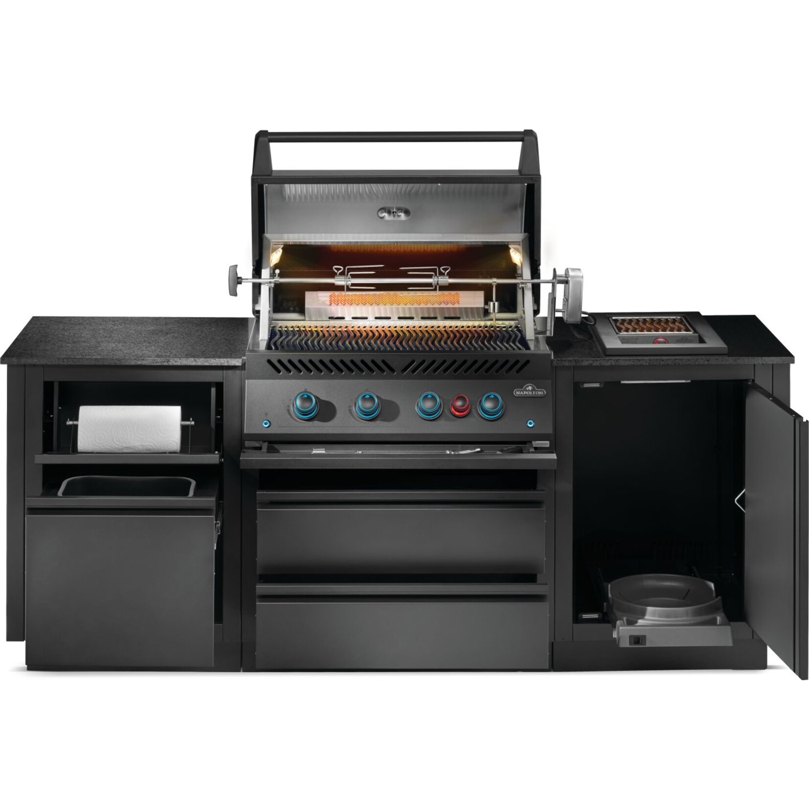 Napoleon Napoleon OASIS 300 Outdoor Kitchen, 700 Series 32" Grill Head - Matte Black
