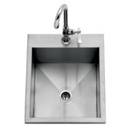 Delta Heat Delta Heat 15" Outdoor Sink (Cold Faucet Included)