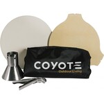 Coyote Coyote Asado Accessory Bundle includes Pizza Stone, Heat Deflector, Chicken Throne, Grid Grippers and Cover