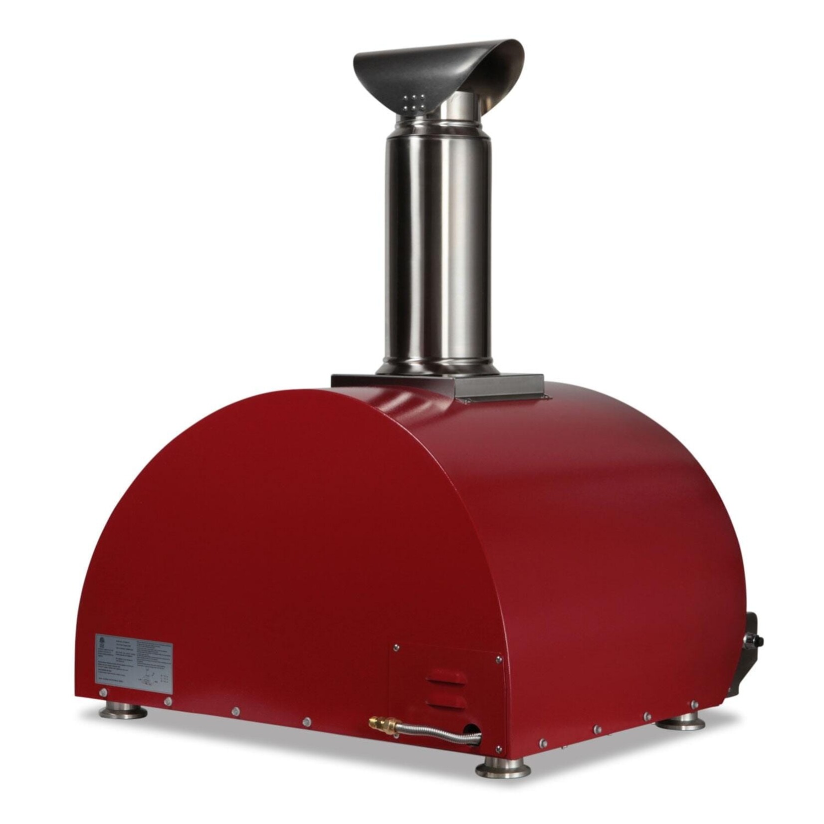 Coyote Coyote Hybrid Pizza Oven 30" Multi-Fuel Wood or Natural Gas - Red