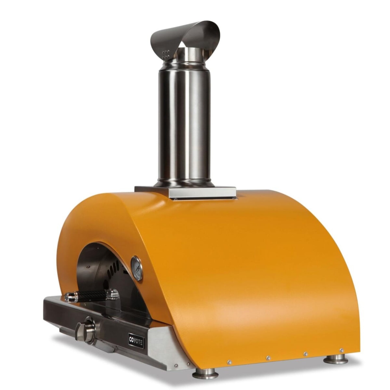 Coyote Coyote Hybrid Pizza Oven 30" Multi-Fuel Wood or Liquid Propane - Yellow