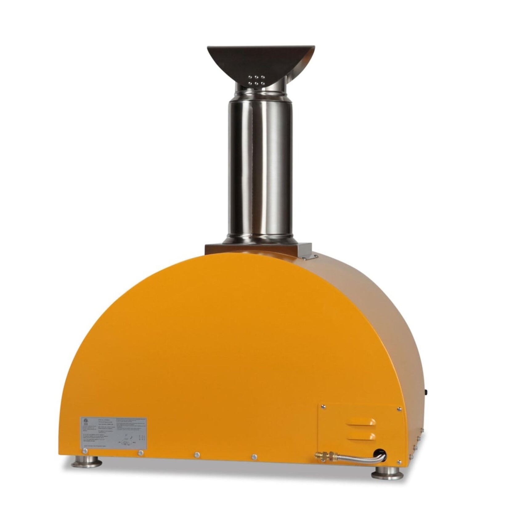 Coyote Coyote Hybrid Pizza Oven 30" Multi-Fuel Wood or Liquid Propane - Yellow