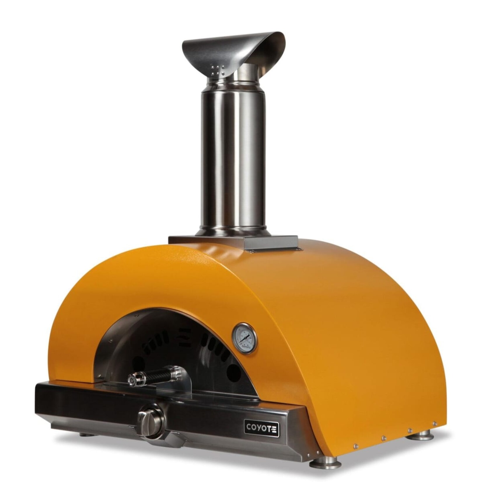 Coyote Coyote Hybrid Pizza Oven 30" Multi-Fuel Wood or Natural Gas - Yellow
