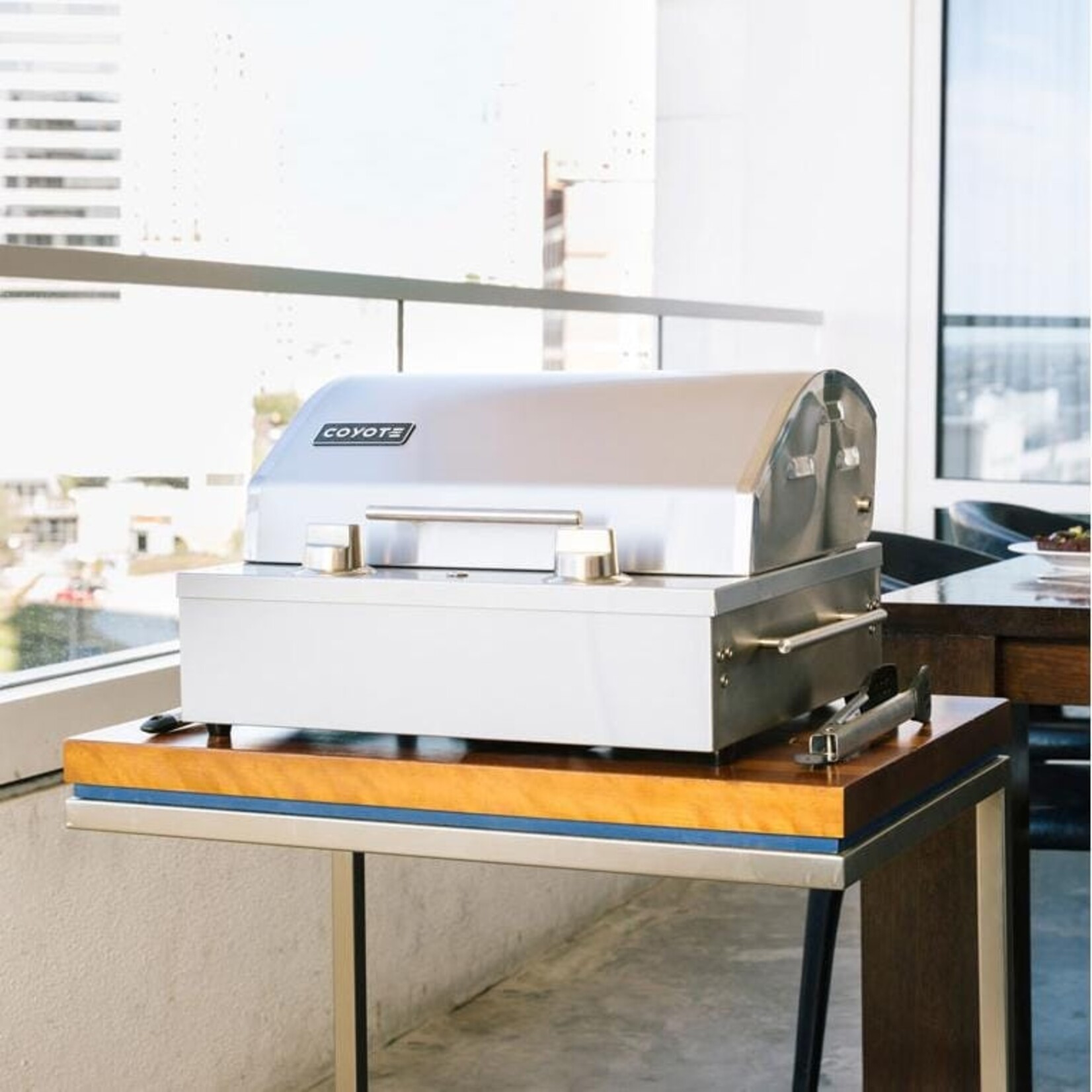 Coyote Coyote Electric Grill, 120V, Single Burner, Portable