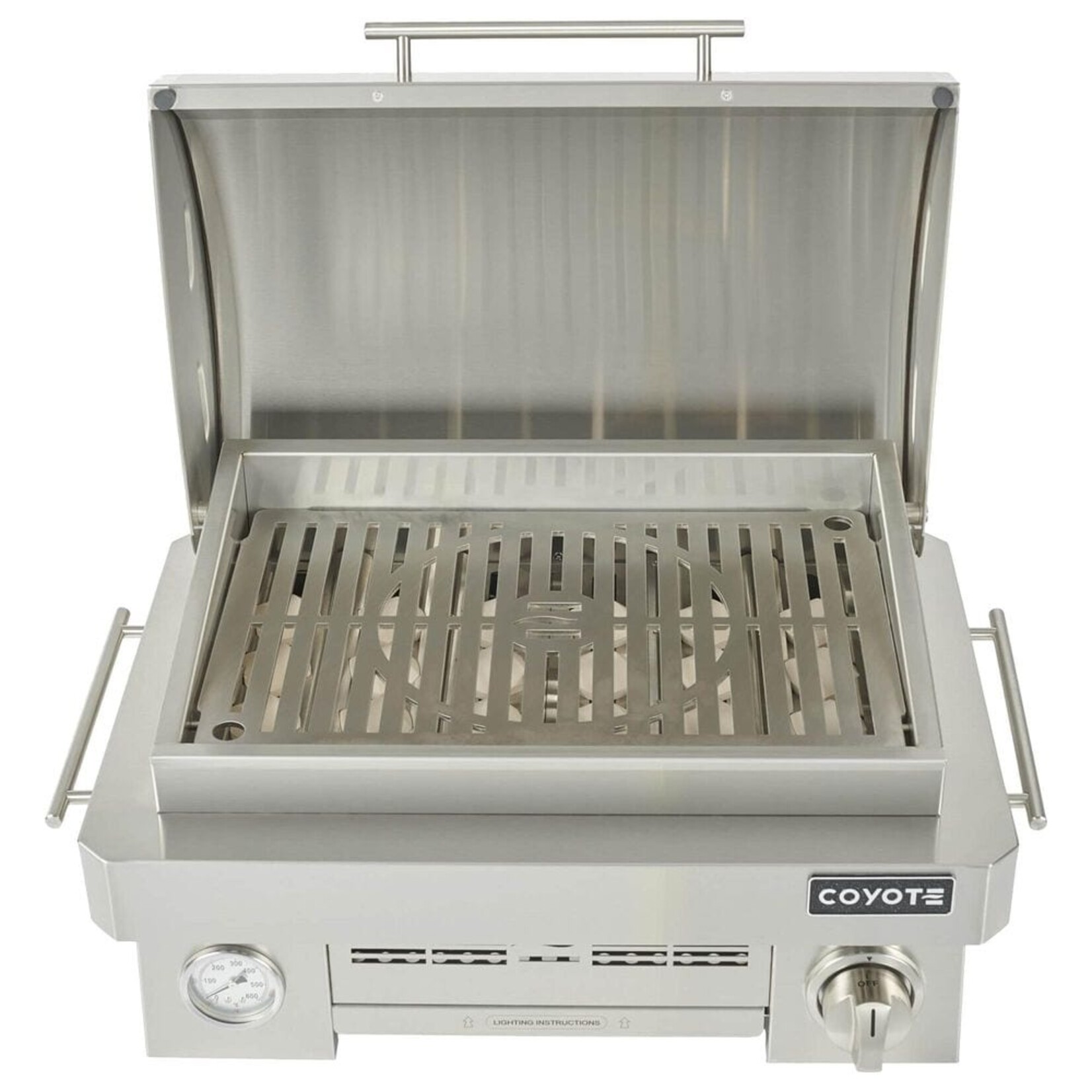 Coyote Coyote Portable Grill, Infinity Burner up to 20,000btu, Liquid Propane