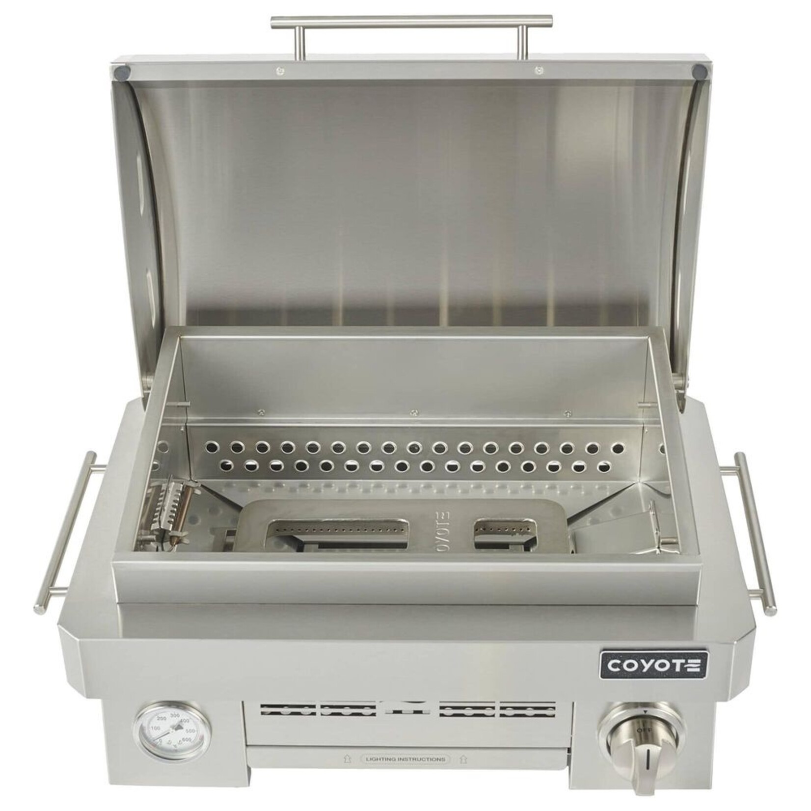 Coyote Coyote Portable Grill, Infinity Burner up to 20,000btu, Liquid Propane