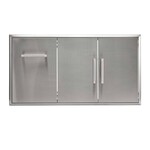 Coyote Coyote Double Access Doors & Roll Out Trash 45"