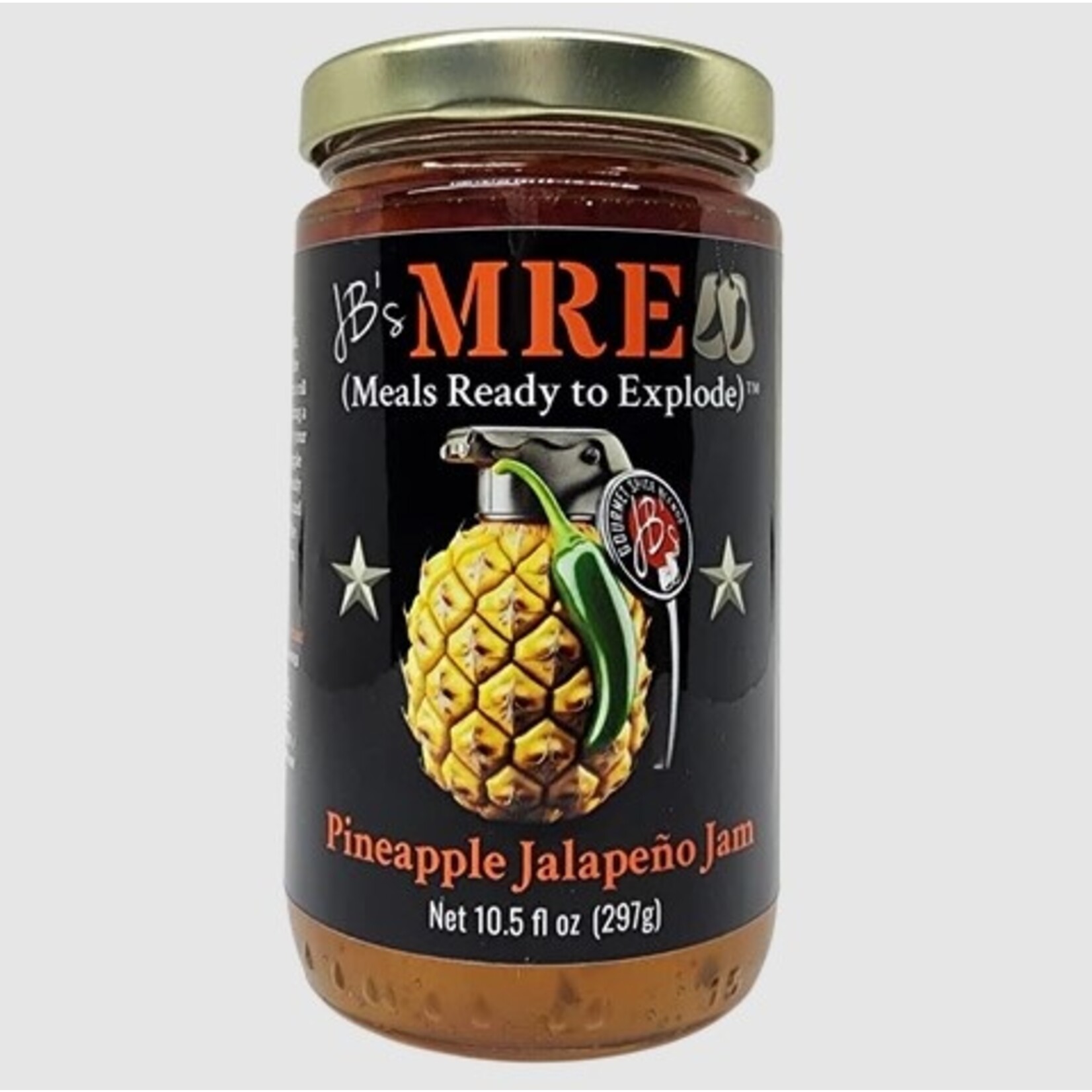 JB's Gourmet Spice Blends JB's M.R.E. Pineapple Jalapeno Jam 10.5oz