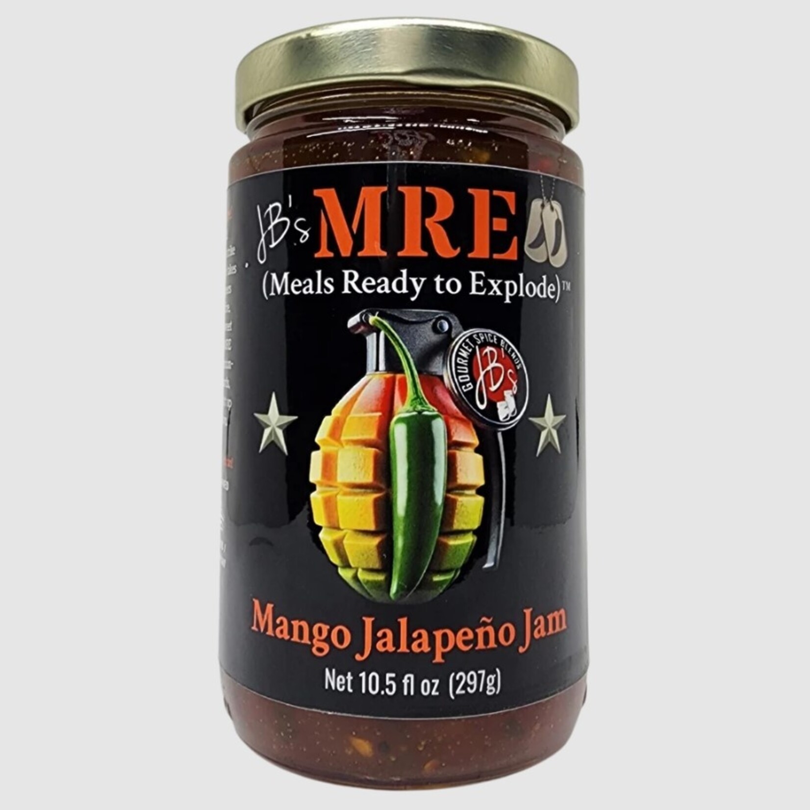 JB's Gourmet Spice Blends JB's M.R.E. Mango Jalapeno Jam 10.5oz