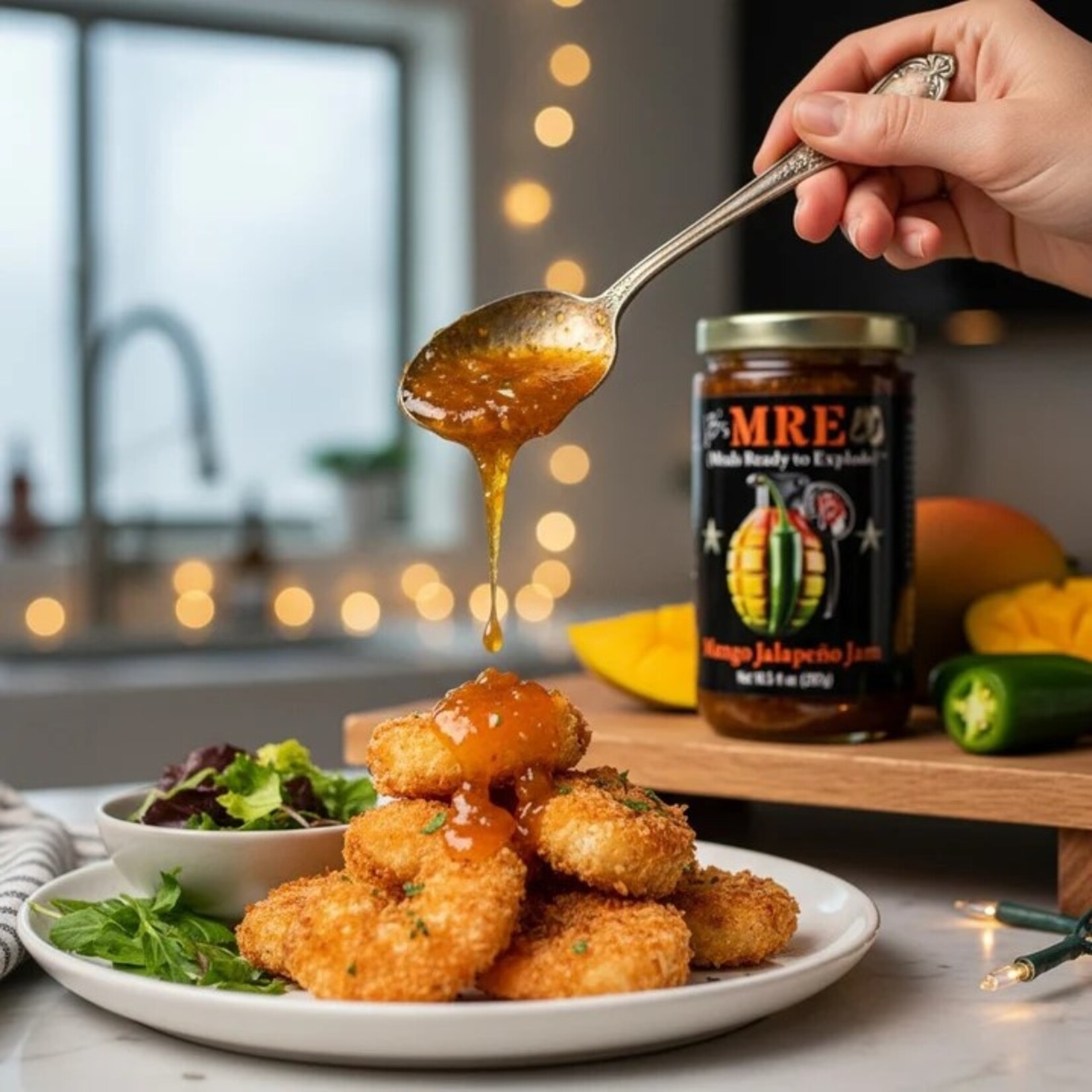 JB's Gourmet Spice Blends JB's M.R.E. Mango Jalapeno Jam 10.5oz