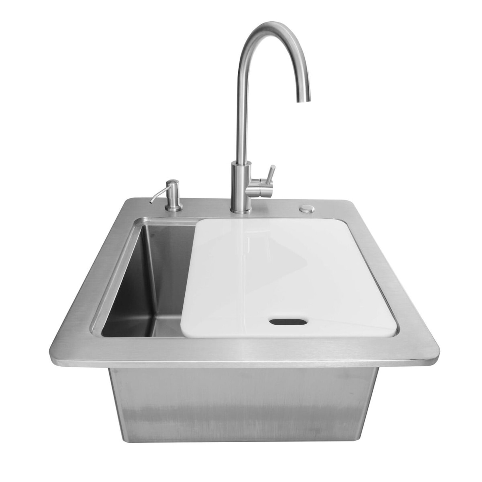Coyote Coyote Sink w/ Drain. Faucet & Soap Dispenser 21"
