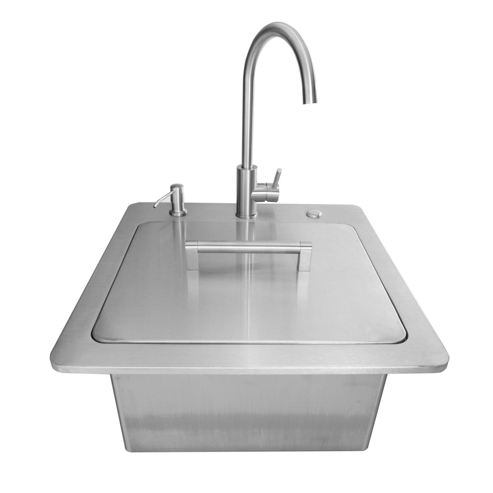 Coyote Coyote Sink w/ Drain. Faucet & Soap Dispenser 21"
