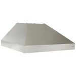 Coyote Coyote Chimney Hood w/ LED Lights, 36"W x 30"D (Blower not included)