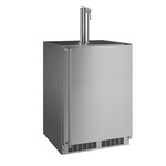 Marvel Outdoor 24" Kegerator, Single Wine & Beverage Tap, SS Rev Door w/ Lock