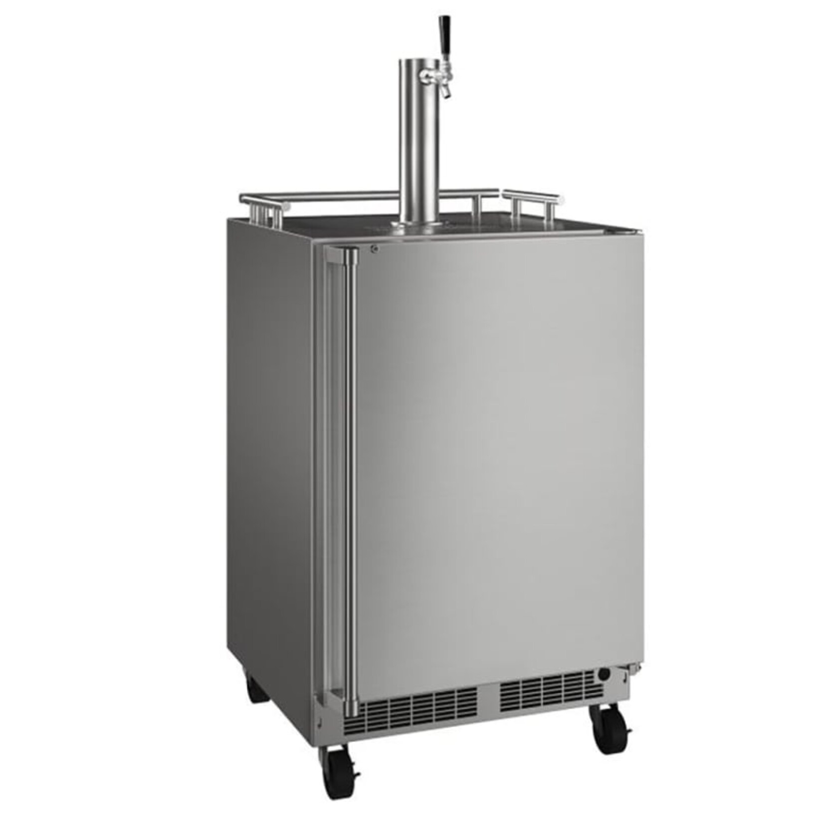 Marvel Mobile Outdoor 24" Kegerator, Single Beer & Beverage Tap, SS Rev Door w/ Lock