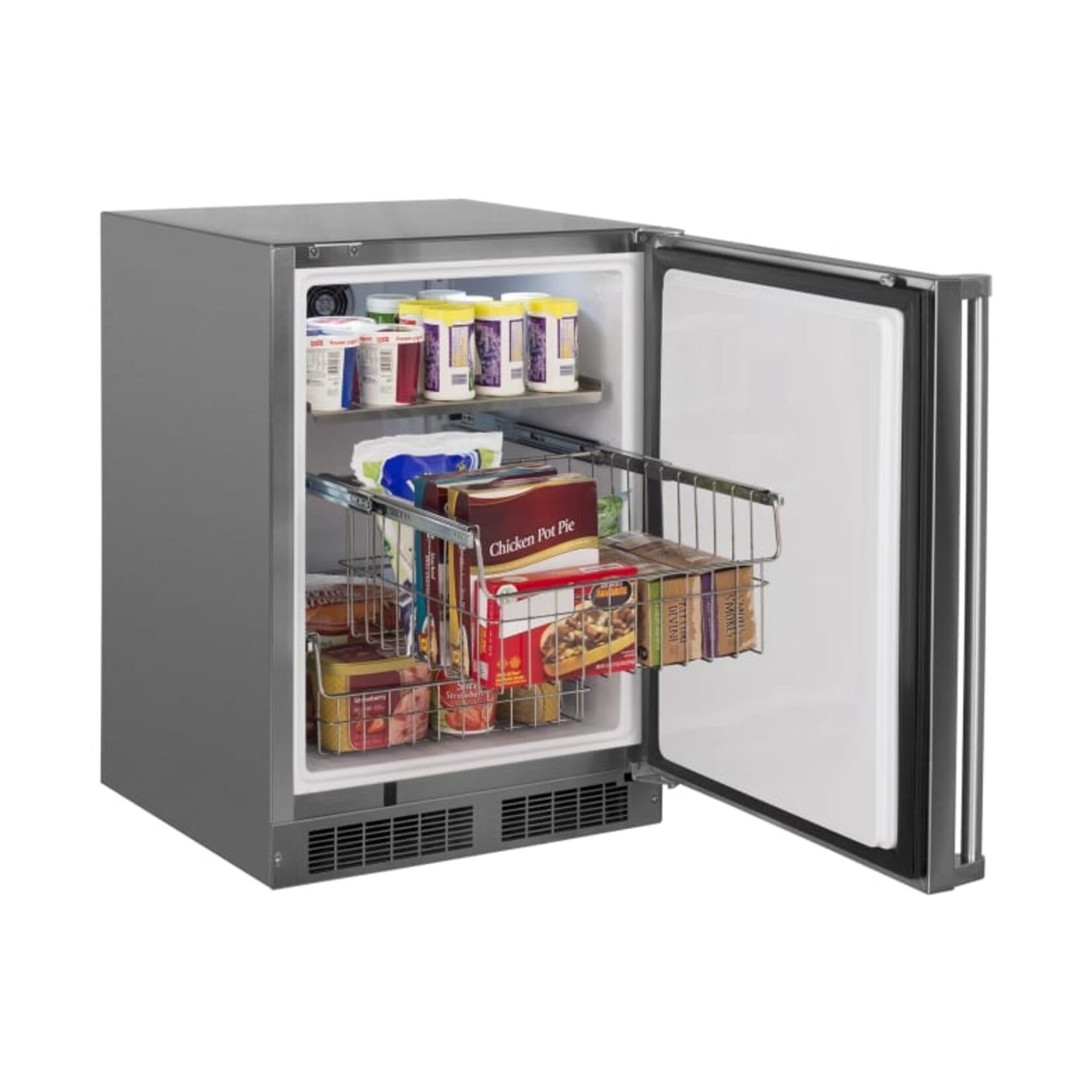 Marvel Outdoor 24" Freezer SS Solid Rev Door w/ Lock