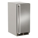 Marvel Outdoor15" Ice Machine, Clear Cube, SS Solid Rev Door