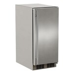 Marvel Outdoor 15" Ice Machine, Nugget Cube, SS Solid Rev Door w/ Pump