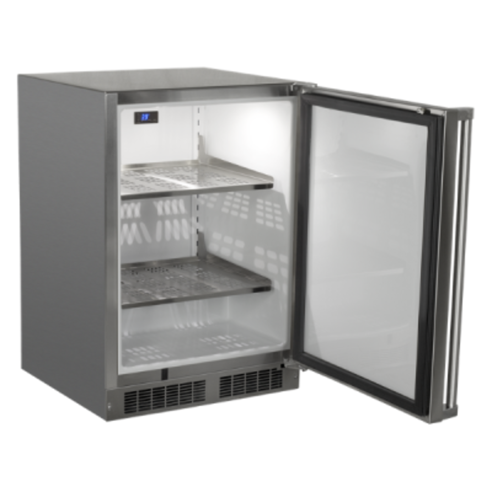 Marvel Outdoor 24" Refrigerator, SS Solid Rev Door w/ Lock