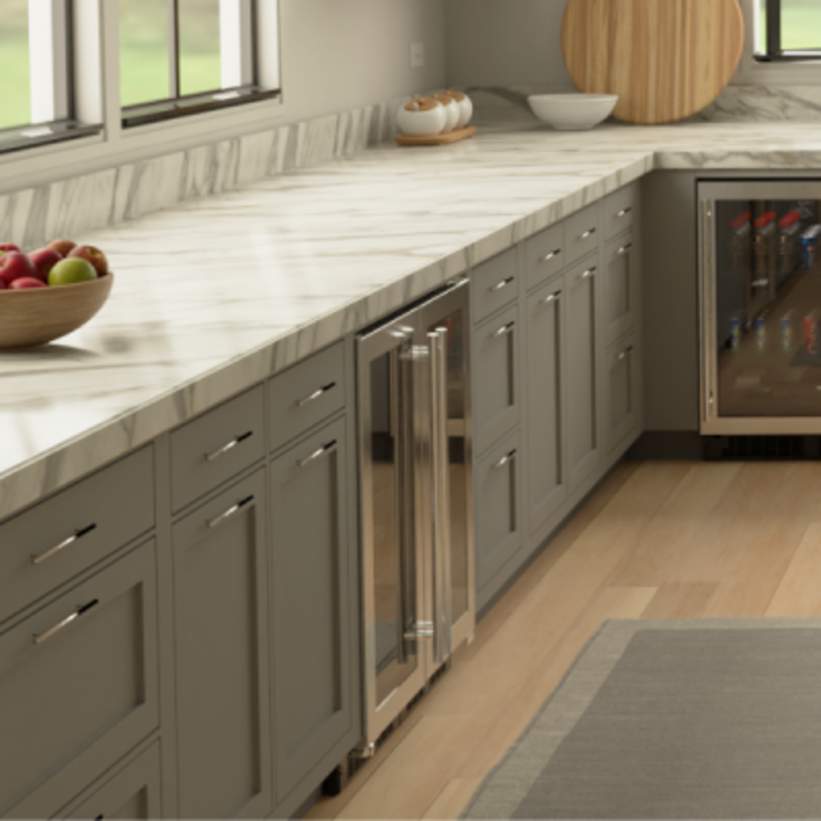 Marvel Marvel Indoor Classic 15" Beverage Center, SS Glass Rev Door