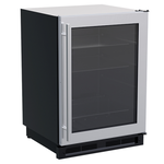 Marvel Indoor Classic 24" Beverage Center, SS Glass Rev Door