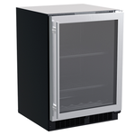 Marvel Indoor Classic 24" Beverage Center, SS Solid Rev Door w/Wine Cradle